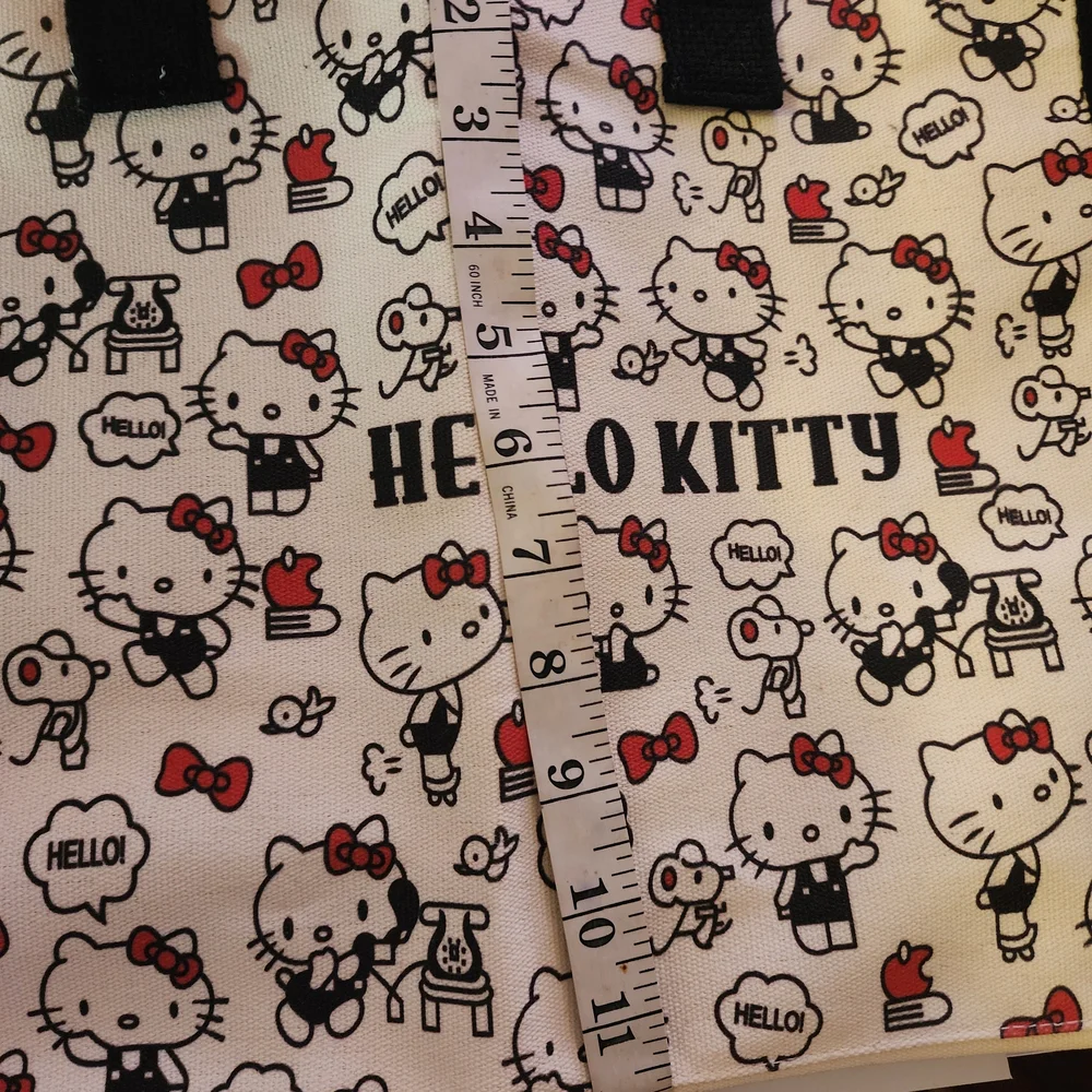 2 Hello Kitty Canvas Tote Bag